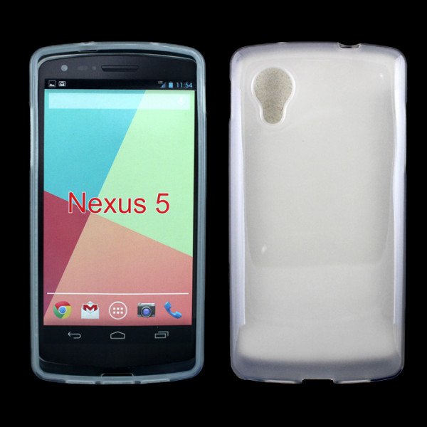 Wholesale Nexus 5 TPU Gel Case (White)